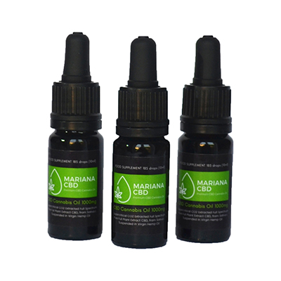 3 x CBD Cannabis Oil 1000 mg